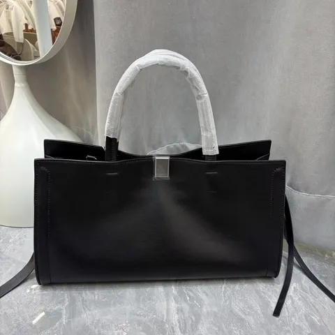 Luxury Genuine Cowhide Nappa Leather Tote Bag For Women Minimalist Large Capacity Tassel Handbag Vintage Commuter Shoulder Bag High End Fashion Purse