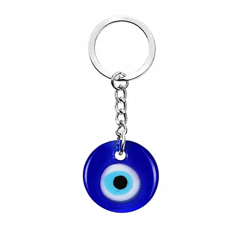 Türkisches Blau Böses Auge Schlüsselanhänger Glas Nazar Auge Amulett Glücksbringer Taschenanhänger Mode Schmuck Zubehör