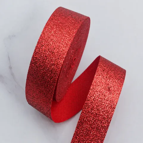 Glitzer Band Funkelndes Stoff Dekorative Bänder Für Weihnachten Geschenkbox Verpackung Halloween DIY Haar Zubehör Schleifen