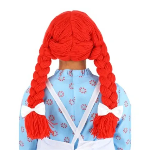 Handmade Knitted Wig Hat For Halloween Party Funny Cosplay Costume Hair Hat For Adults And Kids Warm Polyester Braided Wig Beanie
