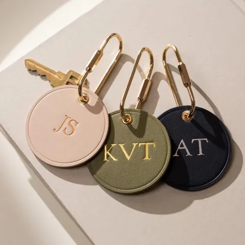 Mode PU-leer Ronde Hart Tasbedel Hanger Messing Hardware Sleutelhanger Accessoire Voor Vrouwen Meisjes Tas Decoratie Cadeau