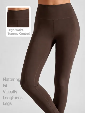 Pantalones de Yoga de Cintura Alta para Mujer Control de Abdomen Leggings de Levantamiento de Glúteos Transpirable Deporte Fitness
