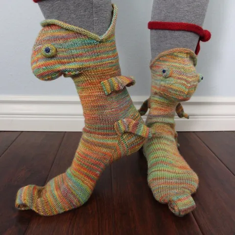 Chaussettes en Tricot Crocodile Drôle Motif Animalier 3D Chaussettes Tube Moyen en Polyester Chaud Chaussettes de Nouveauté pour Hommes Femmes Cadeau Quotidien
