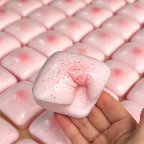 Simulation Bread Cake Slow Rebound Squishy Toy Realistic Food Stress Relief Sensory Fidget Toy For Adults Kids Gift Office Desk Decoration