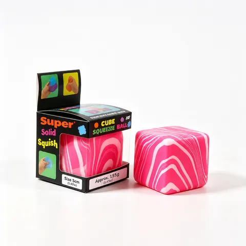 Jouet Squishy au Maltose Carré Flocon de Neige Glaçon Anti-Stress Balle à Presser au Maltose Jouet Sensoriel pour Adultes Enfants Bureau Soulagement de l'Anxiété