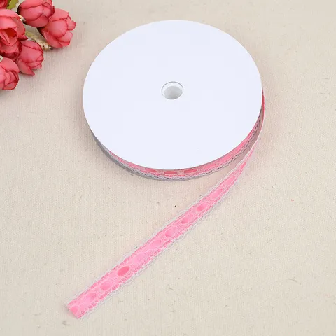 Nastro di Pizzo Vintage in Poliestere Finiture Floreali Traforate per Cucito Abbigliamento Confezioni Regalo Artigianato Fai-da-te Decorazione Matrimonio