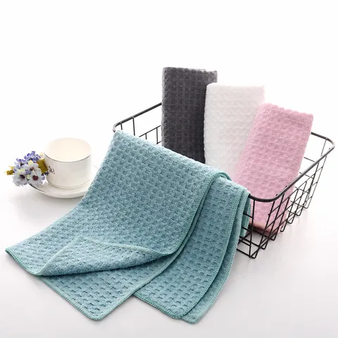 Asciugamano da Bagno Waffle Adulto Assorbente Asciugatura Rapida Morbido Pelle Casa Hotel Bagno