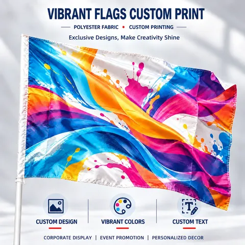 Kolumbien Nationalflagge Polyester Lebendige Farben Mit Messingösen Langlebige Haus Garten Dekoration