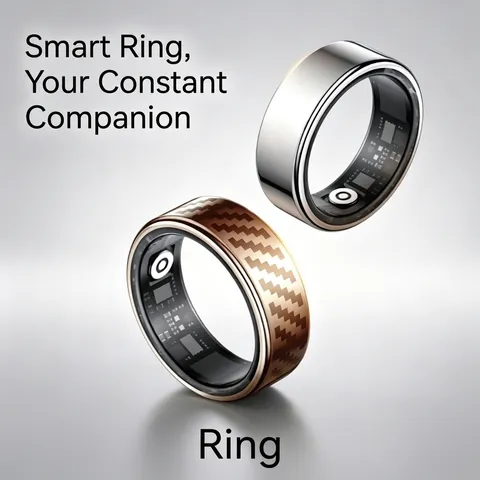 Slimme Gezondheid Ring Hartslag Bloedzuurstof Slaap HRV Monitor IP68 Waterdicht Roestvrij Staal Gebarencontrole Fitness Tracker Wearable Tech