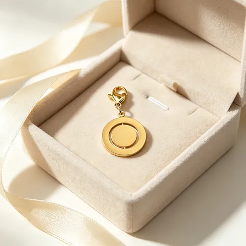 Rotating Round Heart Square Pendant Keychain Stainless Steel Mirror Polished Key Ring Gold Silver Rose Gold Pendants For Jewelry Making Charm