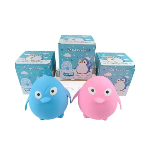 Παιχνίδι Squishy Πιγκουίνος Κινουμένων Σχεδίων Αργής Ανόδου Ανακούφιση από το Στρες Μαλακό Ζώο Αισθητηριακό Παιχνίδι Fidget για Παιδιά Ενήλικες Δώρο
