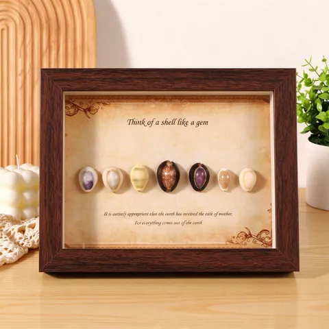 Butterfly Specimen Photo Frame Shadow Box Wood Glass Desktop Decorative Ornament Retro Handmade DIY Natural Insect Exhibit