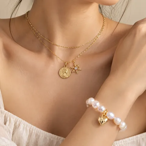 Alloy Charms Pendants For DIY Jewelry Making Heart Star Flower Butterfly Coin Shape Vintage Aesthetic Accessory Bracelet