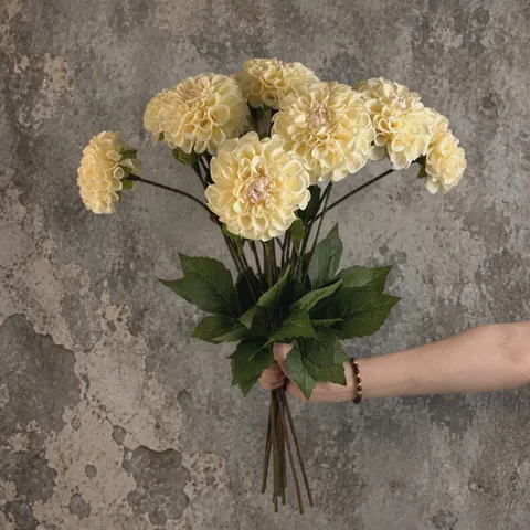 Künstliche Dahlie Blume Einzelstiel Seide Falsche Blume Für Zuhause Hochzeit Party Outdoor Dekor Fotografie Requisiten