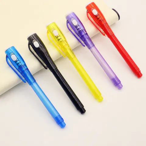 Penna a Inchiostro Invisibile a Luce UV Creativa Segnaposto Segreto Magico Per Bambini DIY Scrittura Graffiti Cancelleria Scuola Ufficio Regalo