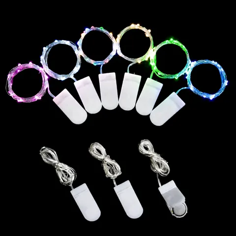 Luci a Stringa LED in Filo di Rame Luci a Batteria per Natale Matrimonio Torta Fiori Scatola Decorativa Miniatura Impermeabile Luci a Stringa