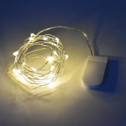 Luci a Stringa LED in Filo di Rame Luci a Batteria per Natale Matrimonio Torta Fiori Scatola Decorativa Miniatura Impermeabile Luci a Stringa