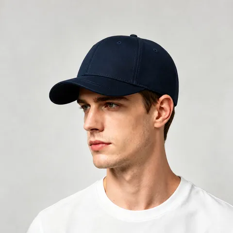 Unisex Harde Bovenkant Korte Rand Honkbalpet Verstelbaar 100% Katoen Zonnehoed Voor Groot Hoofd Casual Dagelijks Reizen Effen Kleur Geborduurde Hoed