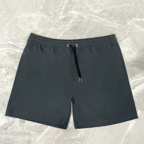 Pantaloncini da Mare da Uomo ad Asciugatura Rapida Con Fodera in Rete Vita Elastica Coulisse Regolabile Pantaloncini Sportivi Casual
