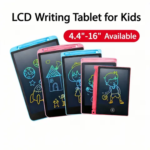 Tableta De Escritura LCD Tablero De Dibujo Electrónico Portátil Juguete Educativo Con Lápiz Óptico Pantalla Colorida Niños
