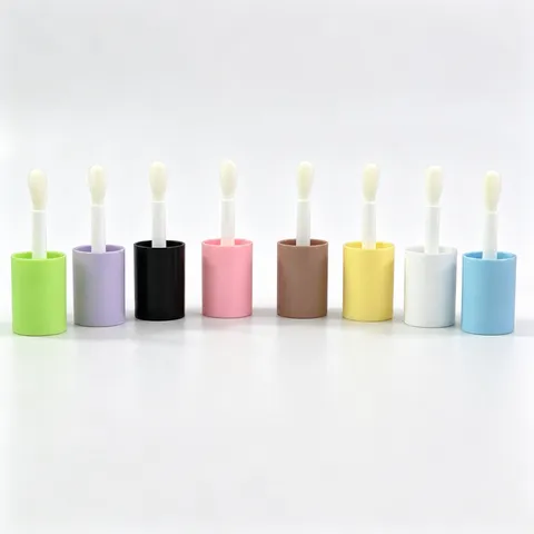 Tubetti Per Lucidalabbra Vuoti Trasparenti Contenitori Ricaricabili Grande Applicatore Imballaggio Cosmetico In Plastica
