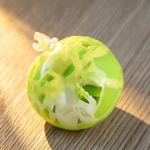 Crispy Squishy Decompression Toy Handmade Stress Relief Ball Ultra Soft Wax Skin Squeeze Toy For Adults Kids Gift