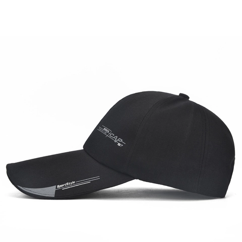 Casquette De Baseball Sport De Plein Air Bord Long Protection Solaire Respirante Polyester Coton Réglable Hommes Femmes