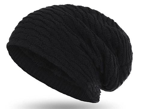 Berretto In Maglia Foderato In Pile Inverno Caldo Intrecciato Uomo Donna Esterno Sci