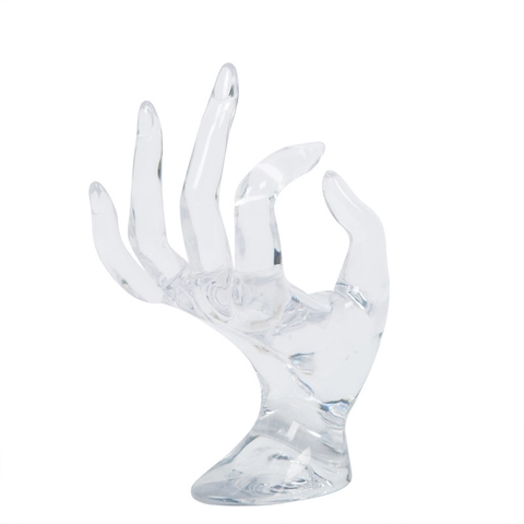 Hand-Schmuckständer Kunststoff OK-Geste Mannequin-Hand Für Ringe Armbänder Uhren Aufbewahrung Ladentisch-Requisite