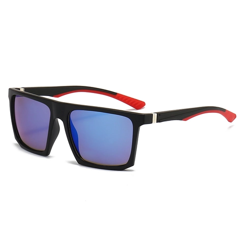 Square Frame Sunglasses For Men PC Polarized UV400 Retro Modern Trendy Outdoor Driving Cycling Sun Protection