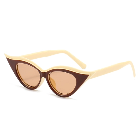 Occhiali Da Sole Cat Eye Retrò Montatura In PC UV400 Personalizzato Hip Hop Moda Vintage Donna