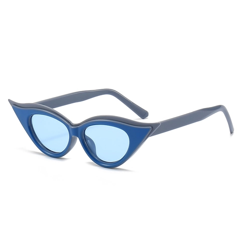 Occhiali Da Sole Cat Eye Retrò Montatura In PC UV400 Personalizzato Hip Hop Moda Vintage Donna