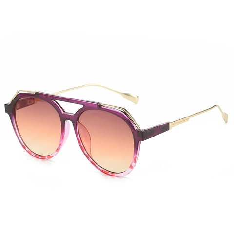 Gafas De Sol Aviador Extragrandes Vintage Para Mujeres Hombres Retro Doble Puente Protección UV400 Montura PC Metal Moda