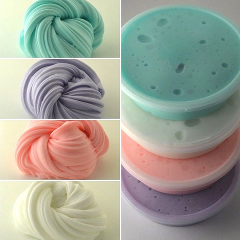 Butter Slime Scented Stretchy Cotton Clay Stress Relief DIY Modeling Sensory Toy Non Sticky Soft For Kids Adults
