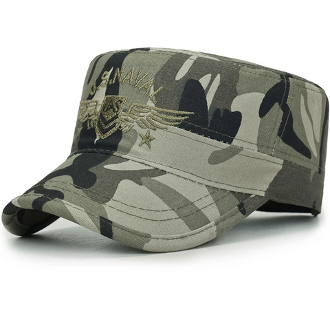 Berretto Militare In Tela Di Cotone Con Ricamo US Naval Cappello Da Sole Tattico All'aperto Per Uomo Stile Regolabile