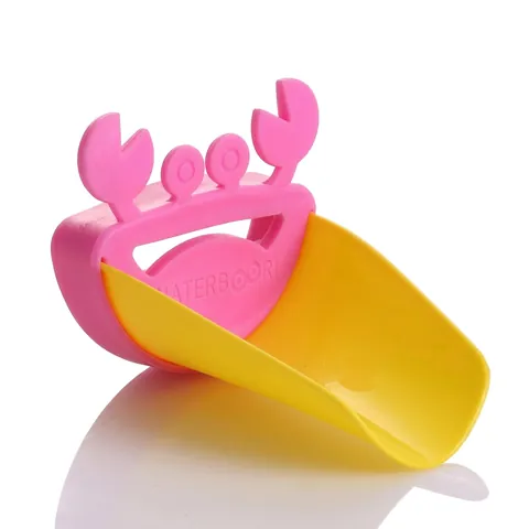 Cartoon Crab Shape Faucet Extender Kids Hand Washing Aid Baby Sink Water Guide Extension Safe PP TPE Material Accessory