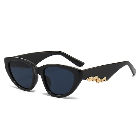 Occhiali Da Sole Cat Eye Da Donna Montura PC Con Decorazione In Metallo Dorato Protezione UV400 Occhiali Vintage