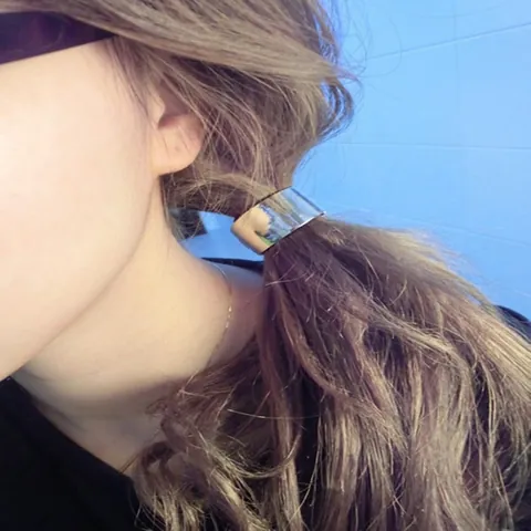 Minimalist Metal Ponytail Cuff Hair Tie Alloy Mirror Finish Elastic Hair Ring Fashionable Hair Accessory For Women