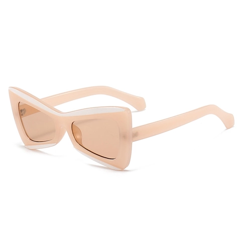 Butterfly Shaped Sunglasses Retro Bow-tie Design PC Frame UV400 Protection Oversized Eyewear For Women Party Ins Style