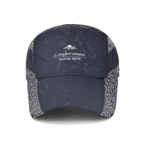 Baseball Cap Quick Dry Outdoor Sports Hat Breathable Thin Adjustable Geometric Print Running Hiking Fishing For Men Women