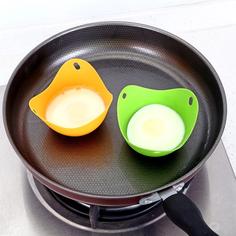 Cuociuova In Silicone Alimentare Tazze Resistente Al Calore Flessibile Vaporiera Microonde Accessori Cucina Colorati