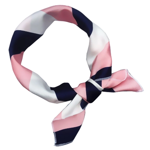 Foulard Quadrato Moda Donna Imitazione Raso Satin Stampato Fascia Capelli Sciarpa Collo Accessorio Capelli Decoro Borsa Elegante