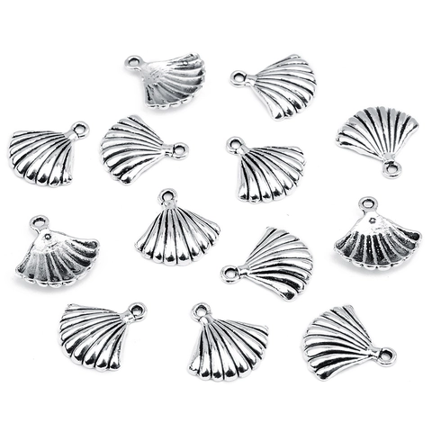 Antique Silver Alloy Charms Marine Life Sea Creatures Pendants For DIY Jewelry Making Bracelet Necklace Accessories