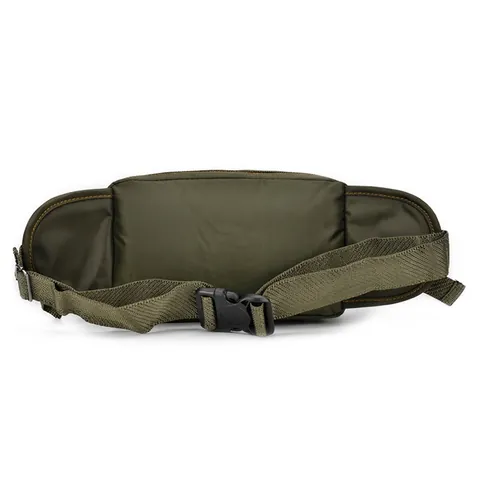 Riñonera Multifuncional Para Hombre De Nailon Impermeable Bolsa De Cintura Multicapa Deportes Al Aire Libre Casual Bolso De Pecho