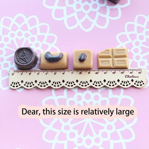 Ciondoli In Resina Cioccolato Simulazione Forme Di Cibo Realistiche Per Portachiavi Calamita Da Frigo Decorazione Artigianale