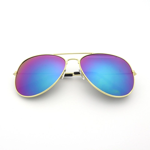 Klassieke Aviator Zonnebril Metalen Frame UV400 Bescherming Vintage Piloot Stijl Voor Heren Dames En Kinderen Outdoor
