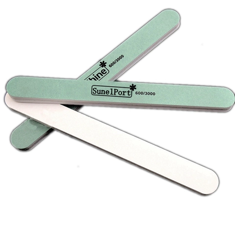 Professional Nail Buffer Polishing Strip Double Sided Manicure Tool For Natural Shine Portable Sponge File