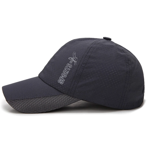 Cappello Da Baseball Sportivo Perforato Asciugatura Rapida Traspirante Protezione Solare Outdoor Cappello Regolabile Unisex