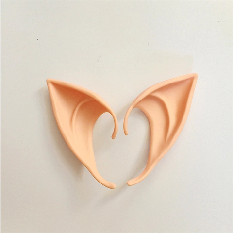 Elf Ears Latex Soft Pointed Fairy Vampire Ears For Halloween Cosplay Party Masquerade Accessories