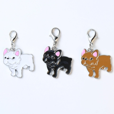 Ciondoli In Smalto Razze Canine Pendenti In Lega Con Chiusura A Moschettone Per Portachiavi Decorazione Borsa